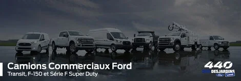 La gamme complète de camions commerciaux Ford : robustesse et productivité